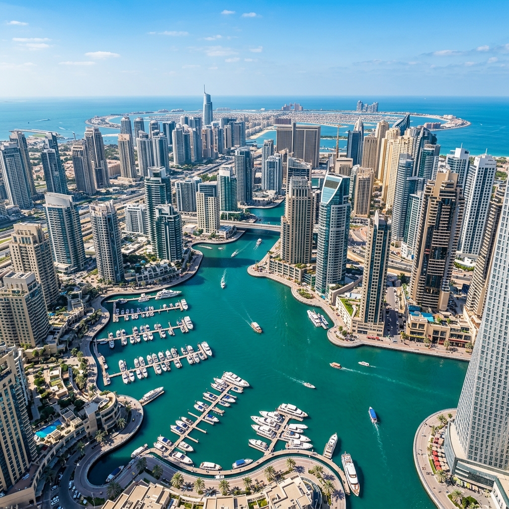 Dubai Marina Site Visit